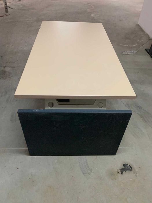 Blue/Gray Office Desk - Paris Sete - 155x80 - Good Condition64738557788546121