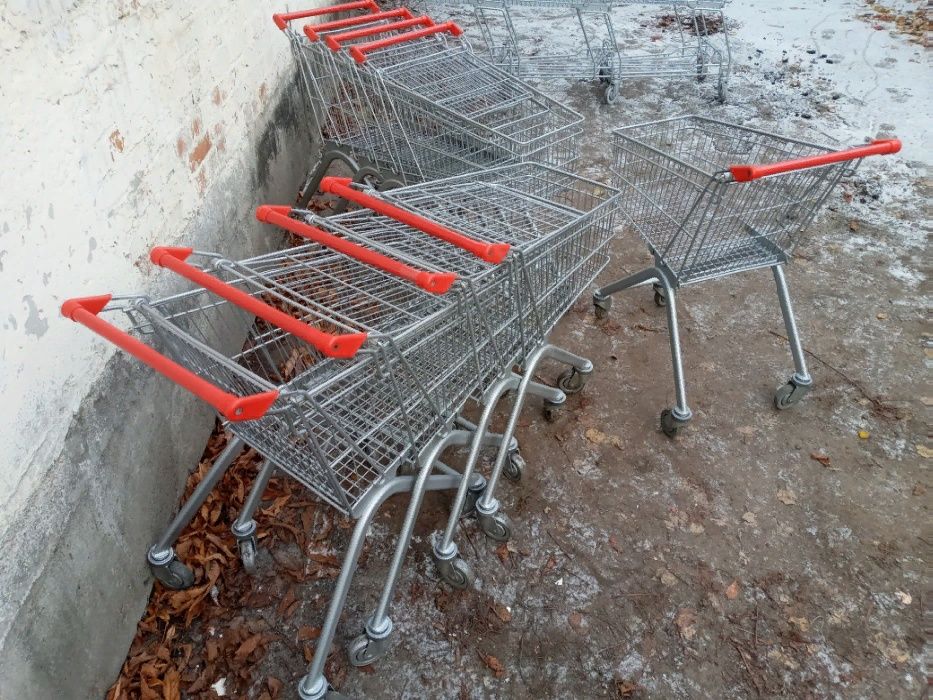 Торговые тележки б/у, покупательские тележки 80 Л. Wanzl б у