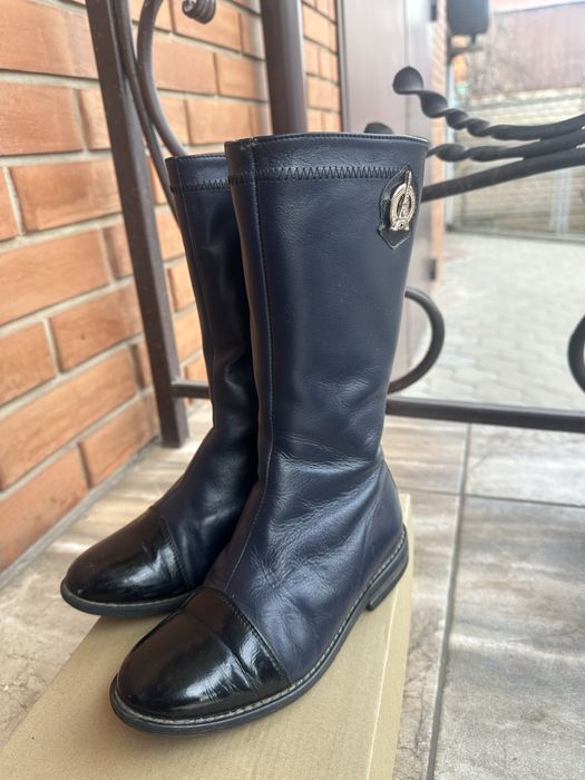 Сапоги шкіряні, в гарному стані