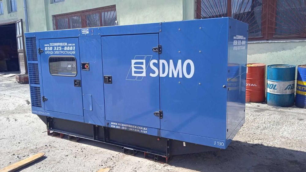 Оренда, прокат генератора від 10 до 800 кВт! AKSA, ATLAS COPCO, SDMO