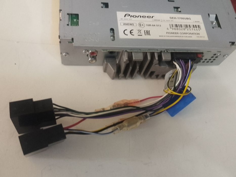 Автомагнітола pioneer deh-1700ubg  із bluetooth audio,usb.Відео роботи.