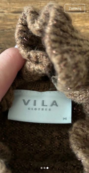 Sweter Vila roz M