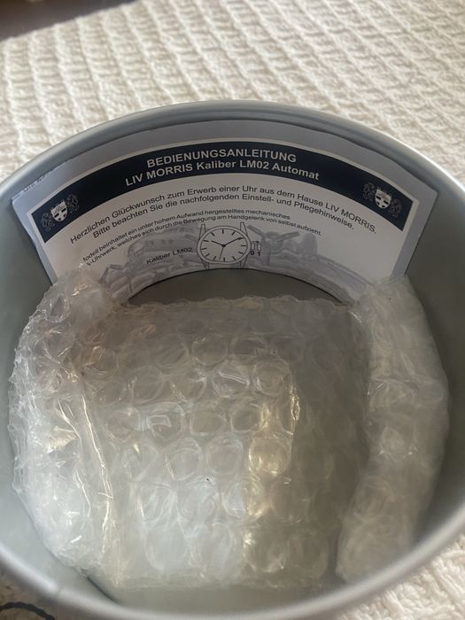 Relógio Liv Morris automático Novo