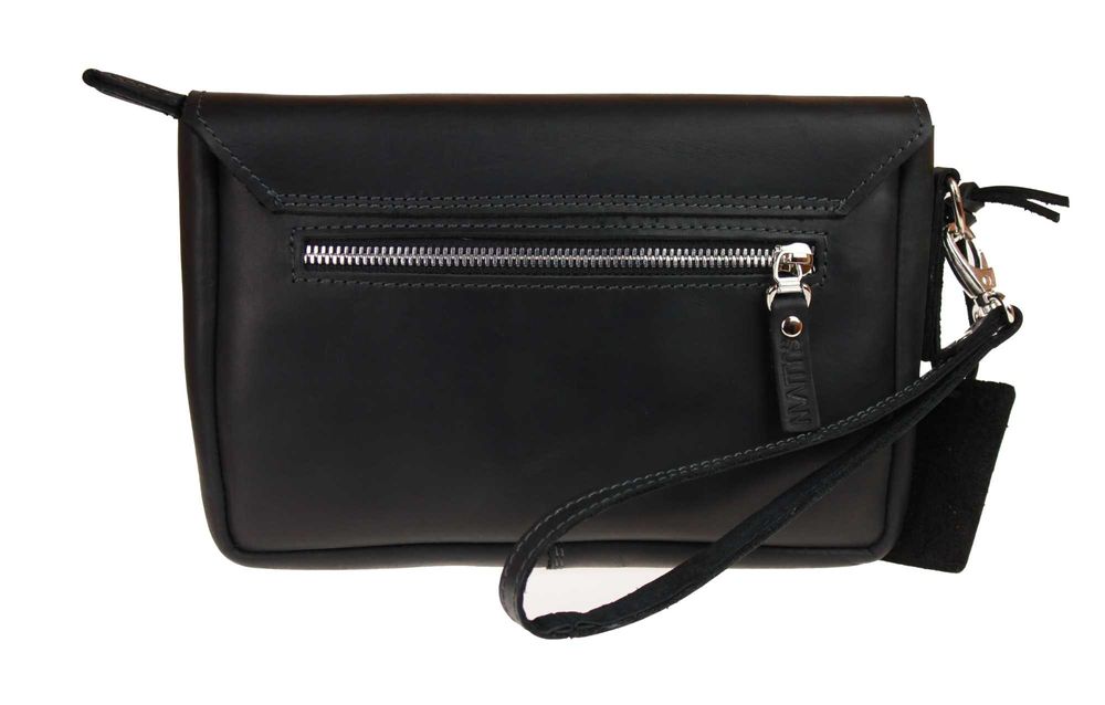 Сумка маленька шкіряна клатч SULLIVAN smmbk13-1(25) чорна