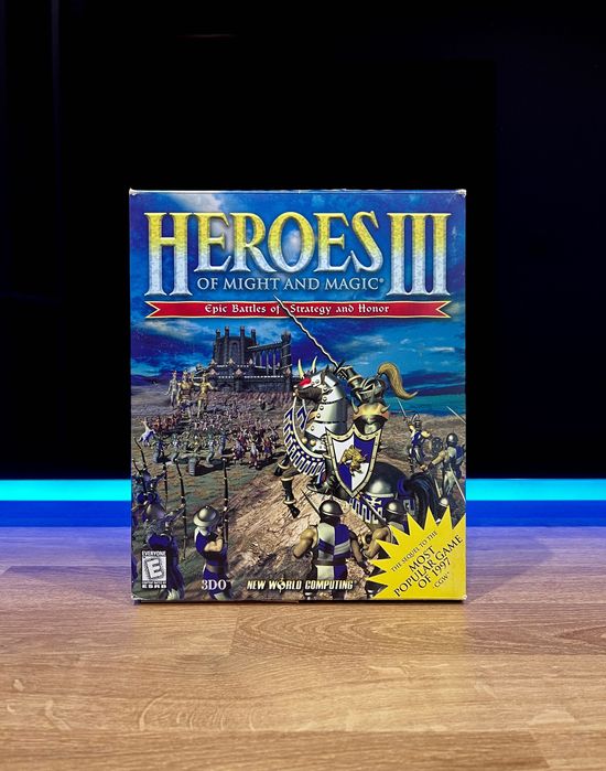 Heroes of Might and Magic III: The Restoration of Erathia (PC EN 1999) BIG BOX kompletne premierowe wydanie USA / New World Computing / 3DO