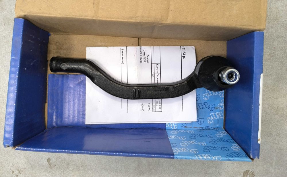 Наконечник рулевой тяги Swag 60921283 Renault Trafic, Opel Vivaro