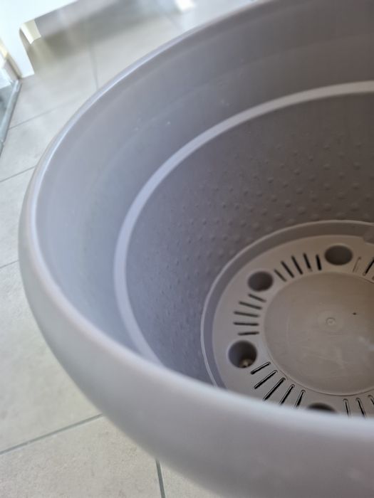 Vaso decorativo castanho