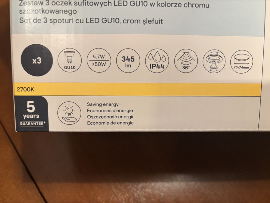 Żarówki LED GU10 z mechanizmem twist&lock