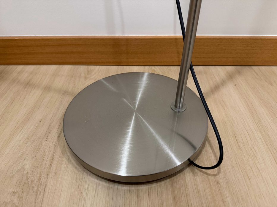 Candeeiro de pé inox escovado