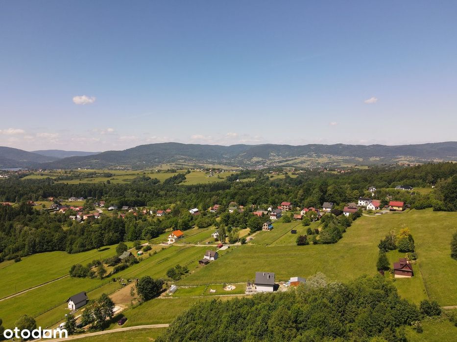 Na sprzedaż 2 widokowe działki budowlane o pow. 1001 mkw - Żywiec.