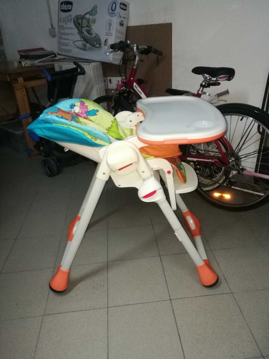 Cadeira da Papa - Chicco Polly 2- (cadeira evolutiva dos 0 aos 3 anos)