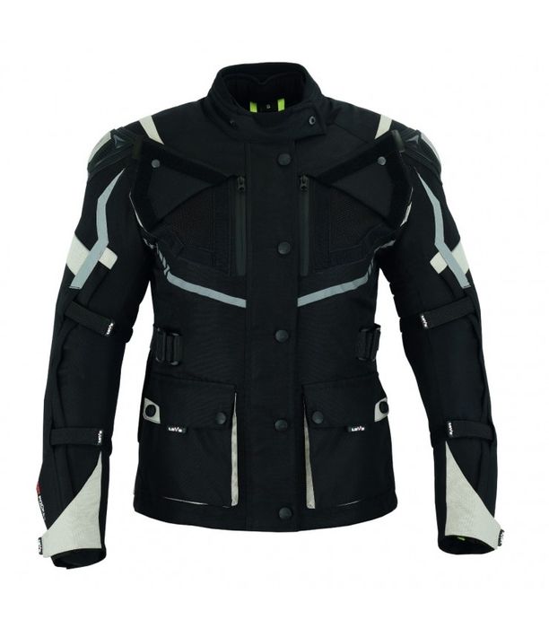 Casaco 3/4 de três camadas para todas as estações para motos
Cor preta