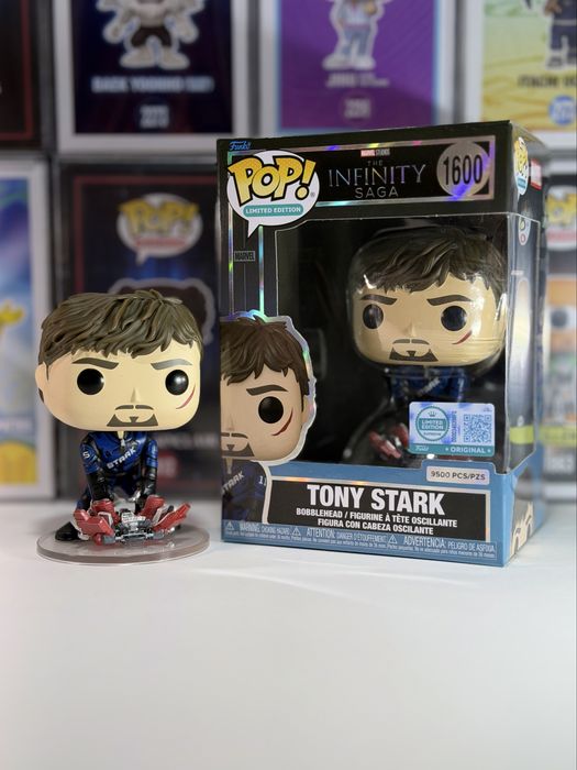 Оригінальна колекційна фігурка Funko Pop 1600 Tony Stark Тоні Старк Iron Man Залізна Людина Лімітка Marvel Ексклюзив Фанко Поп Статуетка Limited 9500
