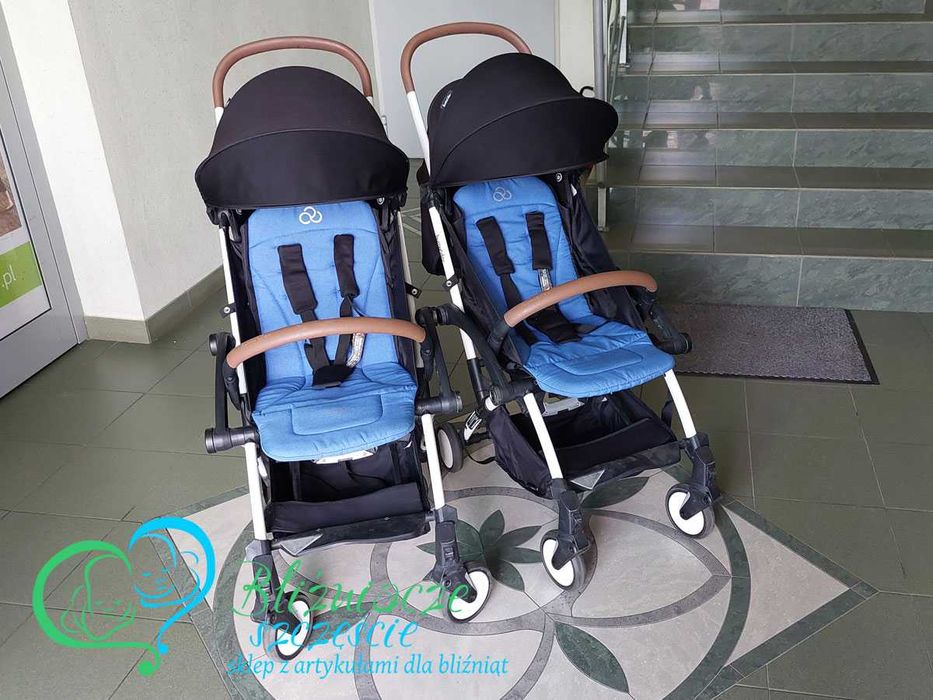 Wózki dla bliźniaków łączone na magnesy KOMIS