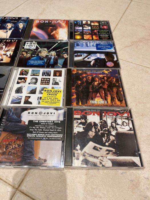 Coletânea de vários CDs Bon Jovi