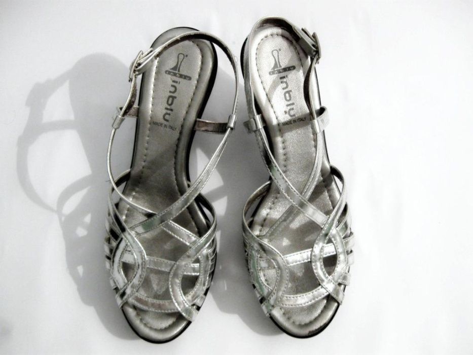 Босоножки Туфли женские - INBLU, размер 37, цвет серебро