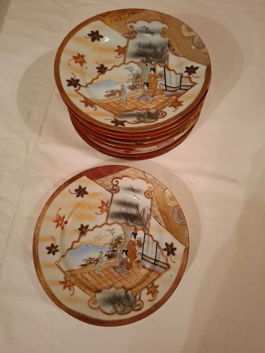 Meiji-era Japanese Fine Porcelain Plates (Very Old)