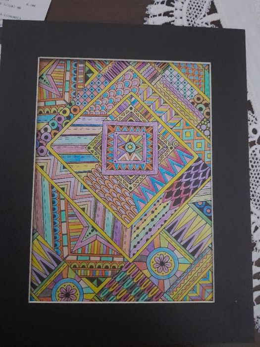 Moldura de parede mandala