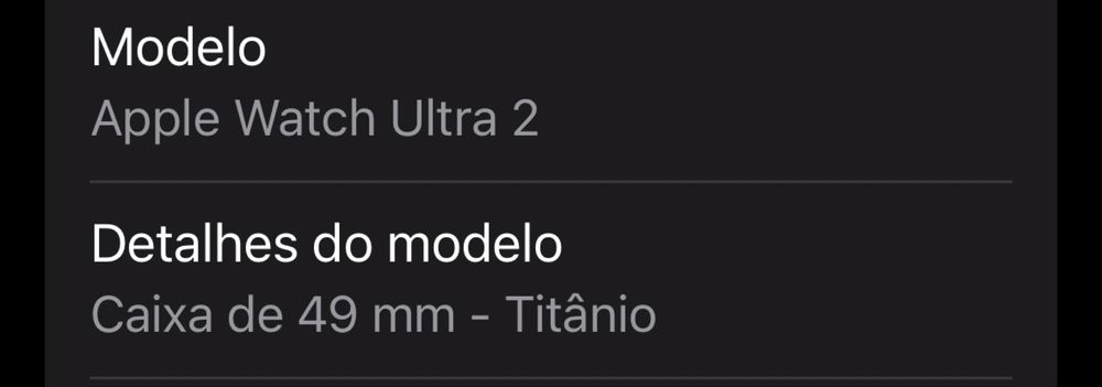 Relógio Apple Watch Ultra 2 GPS + Cellular 49mm Titânio