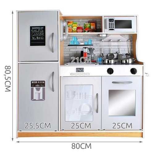 Дитяча кухня дерев'яна ВЕЛИКА для дітей дитяча ігрова кухня +аксесуари