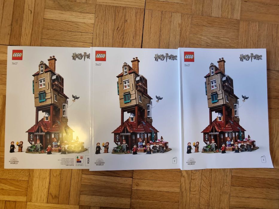Pudełko i instrukcja od LEGO 76437 Harry Potter - Nora