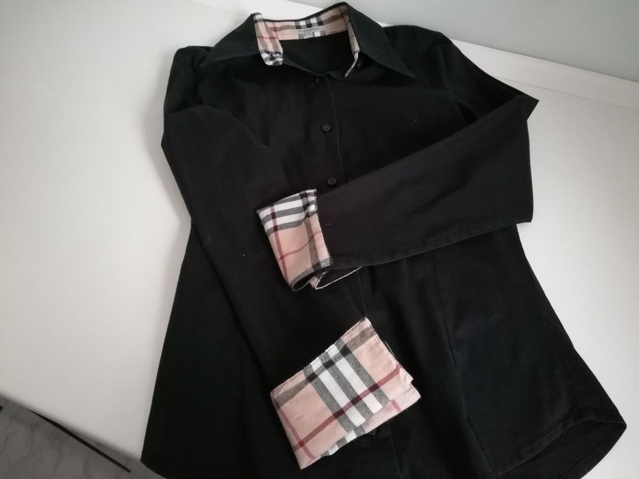 Koszula burberry czarna s