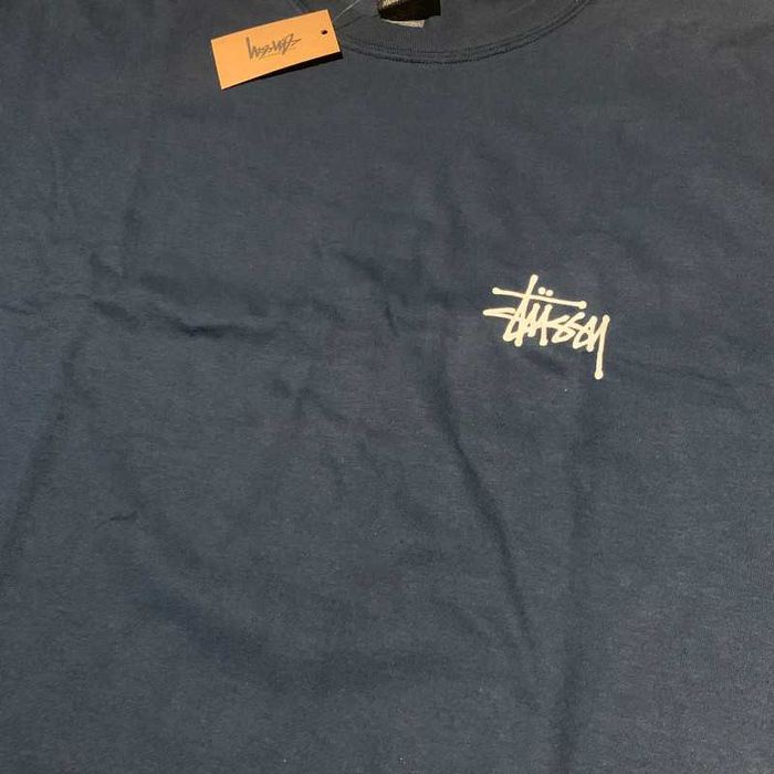 Stussy T-Shirt XXL Azul/Navy 10/10 - Basic Stussy Tee