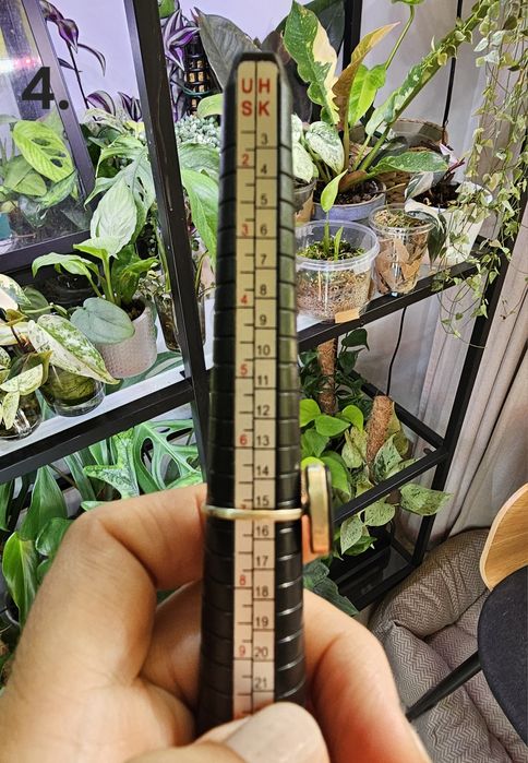 Stary srebrny pierścionek z onyksem, PRL