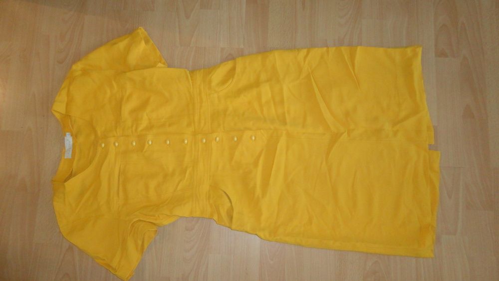 Piekna zółta sukienka Preta Porte roz. L