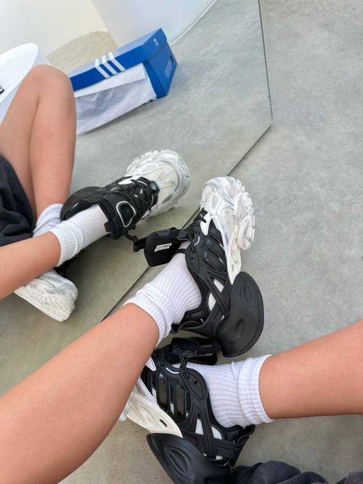 Мужские кроссовки Adidas XLG Black-White. Размеры 41-45