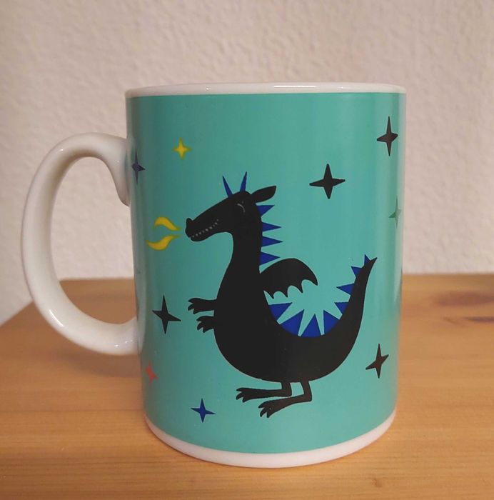 Caneca mágica - muda de cor com bebida quente