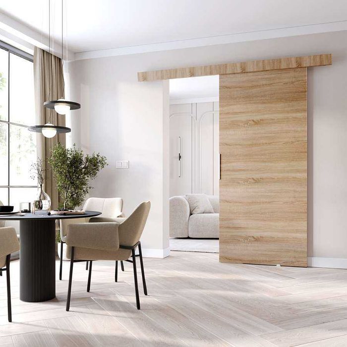 Drzwi przesuwne naścienne pokojowe MATI 80cm x 205cm