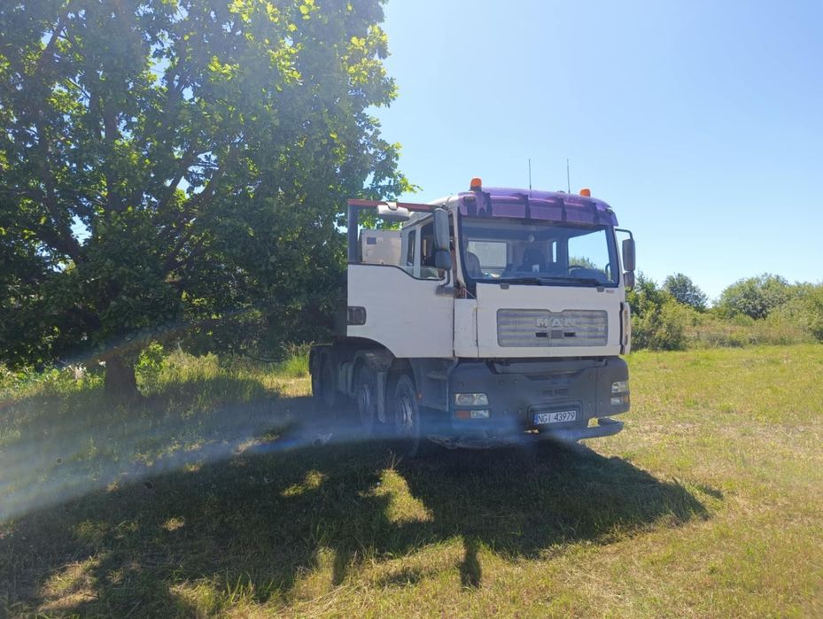 Man390 tga 8x4 hakowie bez kontenera
