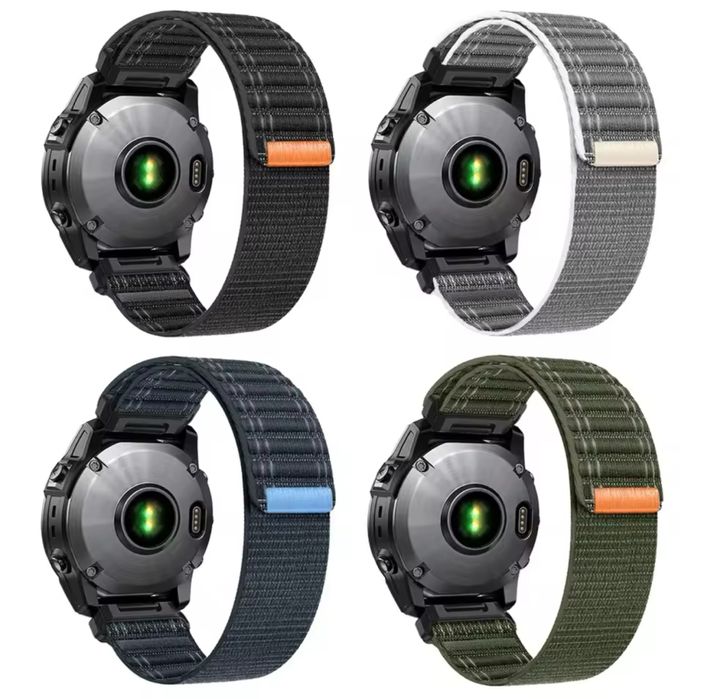 Нейлоновий ремінець Garmin  26мм 22мм браслет на fenix 7x / 7 ремінь на фенікс