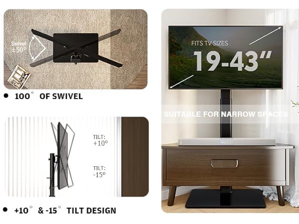 Stojak pod telewizor hemudu ht1001b