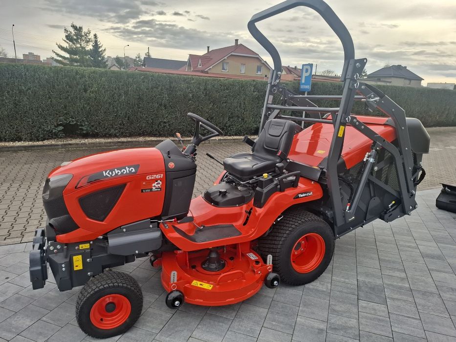 KUBOTA G261HD, 640L profesjonalna kosiarka komunalna RATY 0%