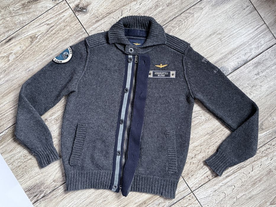 Meski sweter Aeronautica Militare Tornado Flying Crew Wełna roz M