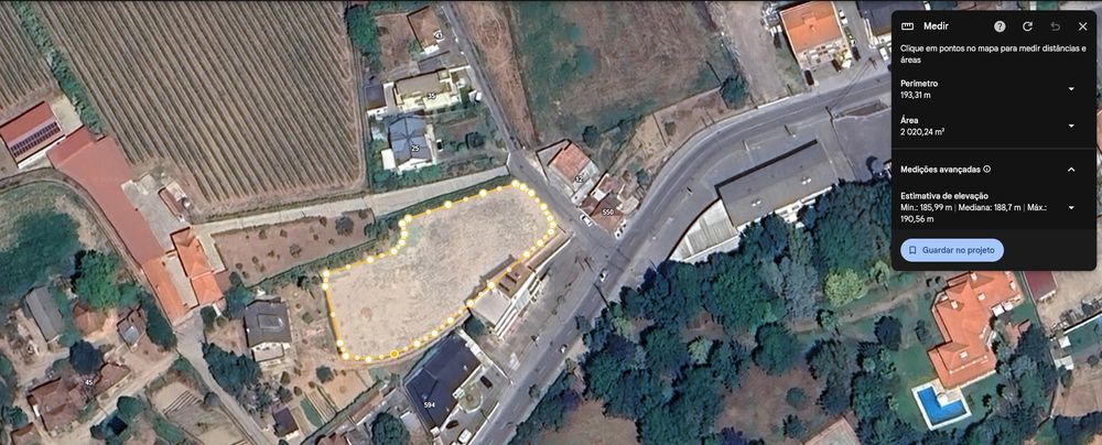 Terreno Bitarães-Paredes 2020m2 - Arrenda-se