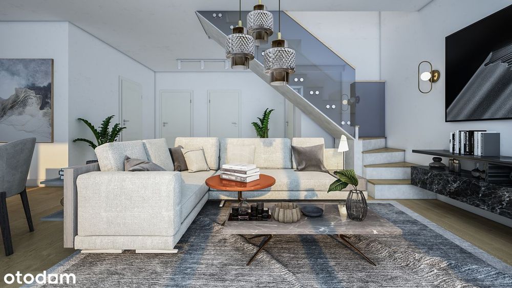 128m²(dwa poziomy: 72m²+ 56m²)+OGRÓD +balkon+m.park.-pod WROCŁAWIEM