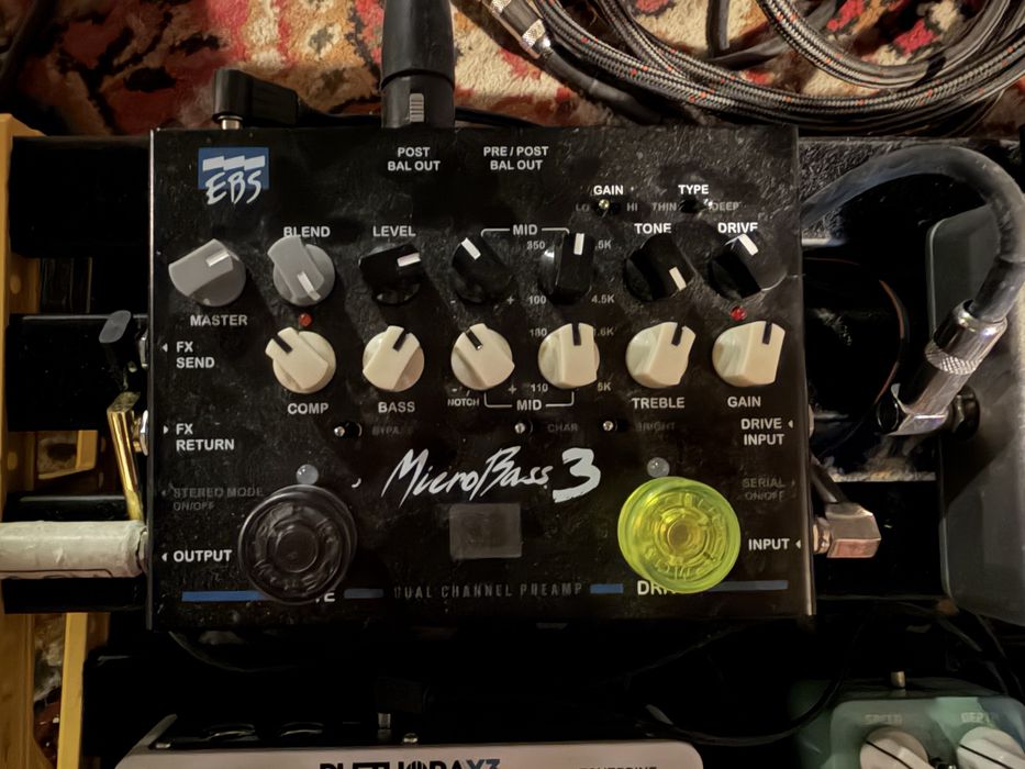 Pedalboard basowy – EBS MicroBass 3 + Bassballs + TC Electronic Plethora X3