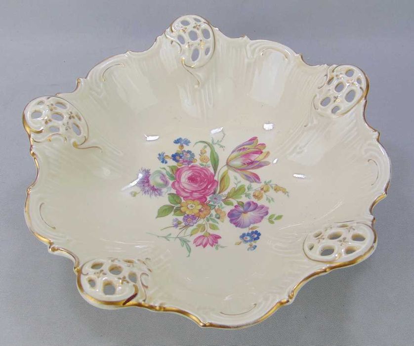 Ażurowa Patera, Misa Rosenthal Moliere Elfenbein Kronach - Germany