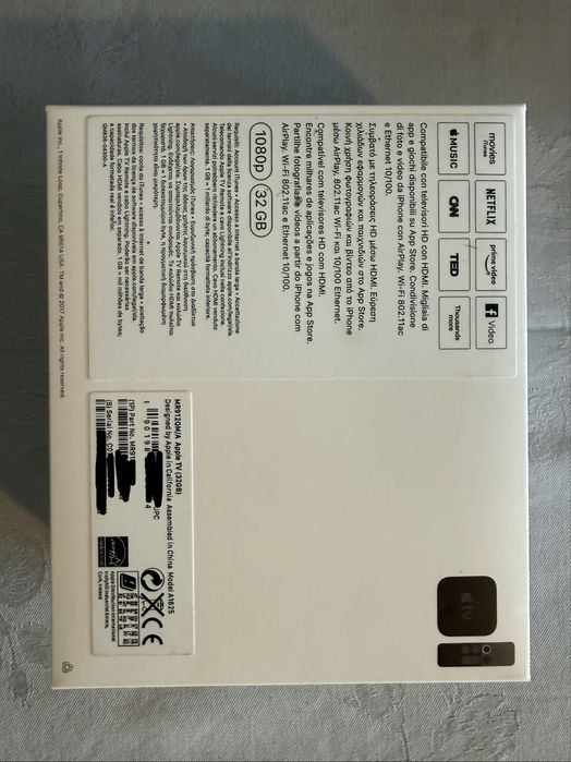Apple TV 4K 32GB (1.ª Geração 4K) | Completa | Caixa Original