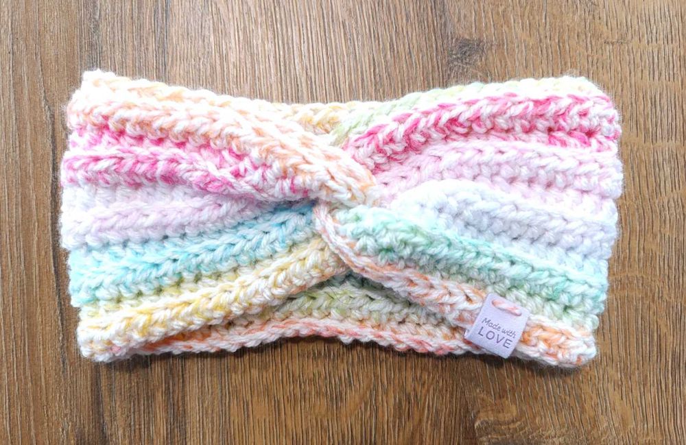 Opaska szydełkowa dla dzieci – 100% handmade!
