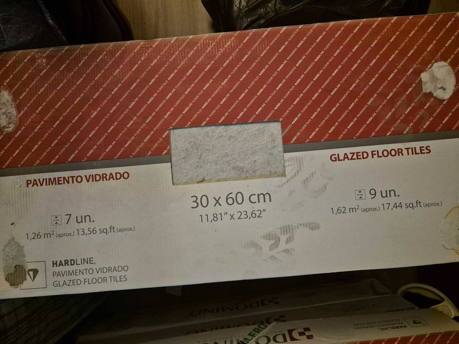 Pavimento vidrado 30×60cm (15 caixas)