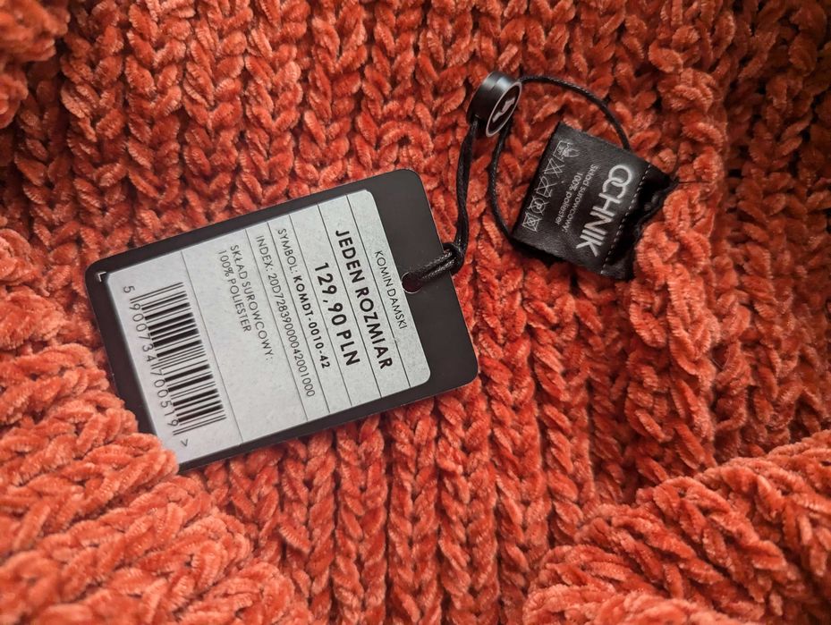 Komin damski Ochnik nowy z metką