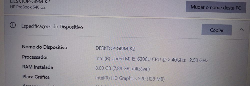 Computador portátil HP