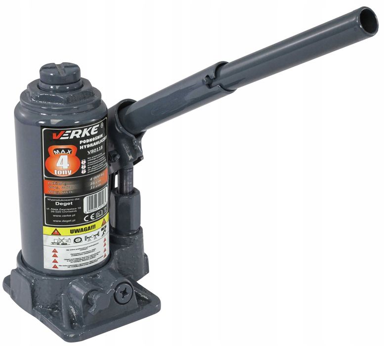 Podnośnik Hydrauliczny Słupkowy 4T Żaba Lewarek VERKE