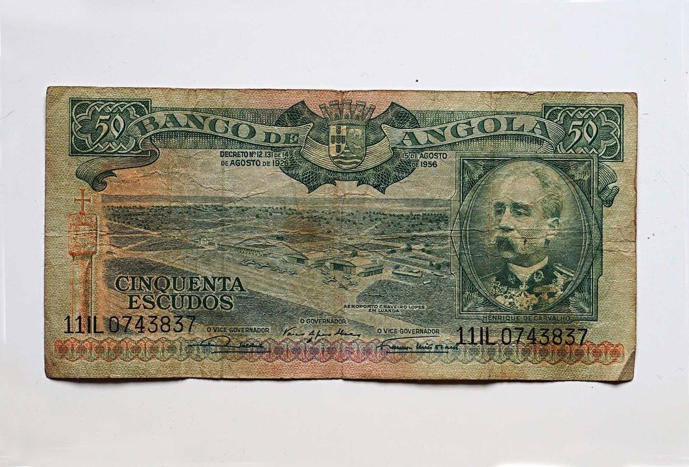 Nota de 50 Escudos - 1956 Angola