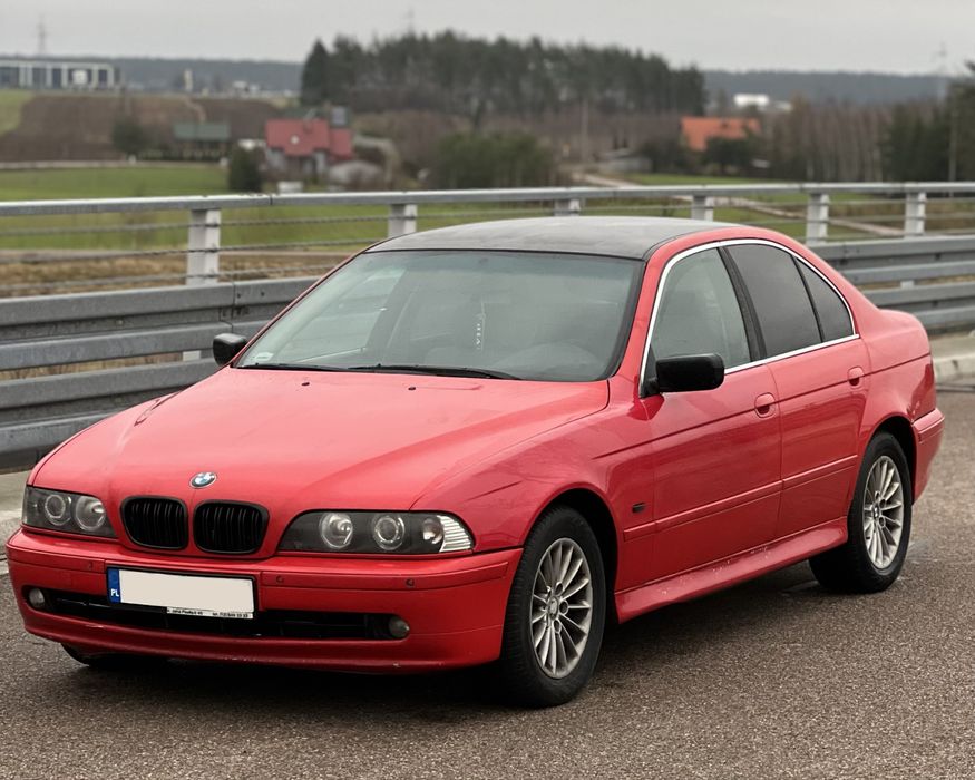 BMW E39 M57D30 3.0d hellrot individual manual sedan