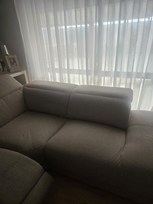 Sofá  com chaise elétrico